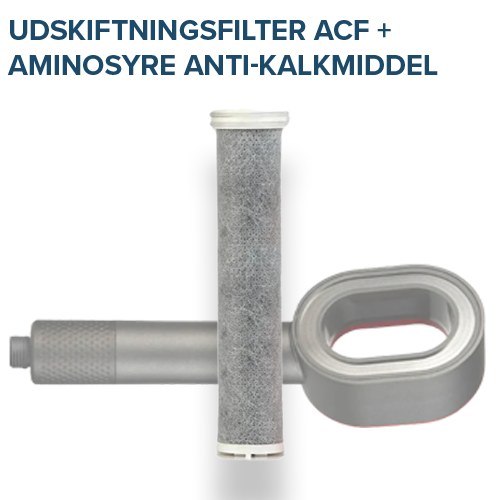 Udskiftningsfilter til brusehoved + kalkhæmmer