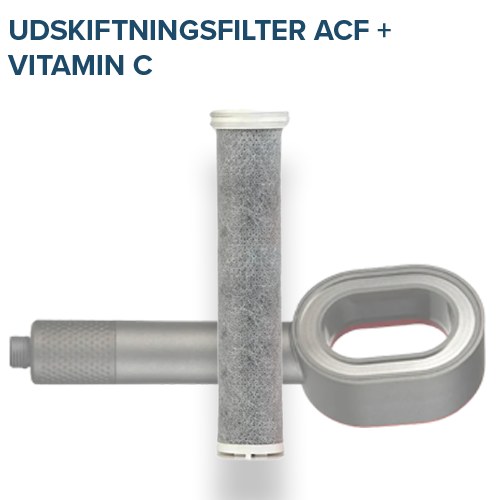 Udskiftningsfilter til brusehoved + C-vitamin